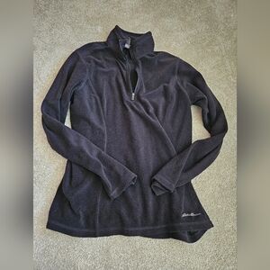 Eddie Bauer size small black fleece